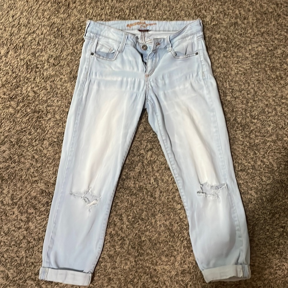Light - Washed Jean Capris